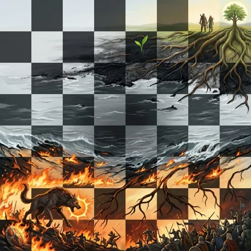 Chessboard 464 — an Immortal.