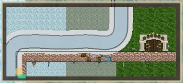 The minimap of The Championship Gate, as the game draws it in the corner of the screen.