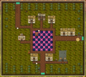 The minimap of Rookwood, as the game draws it in the corner of the screen.